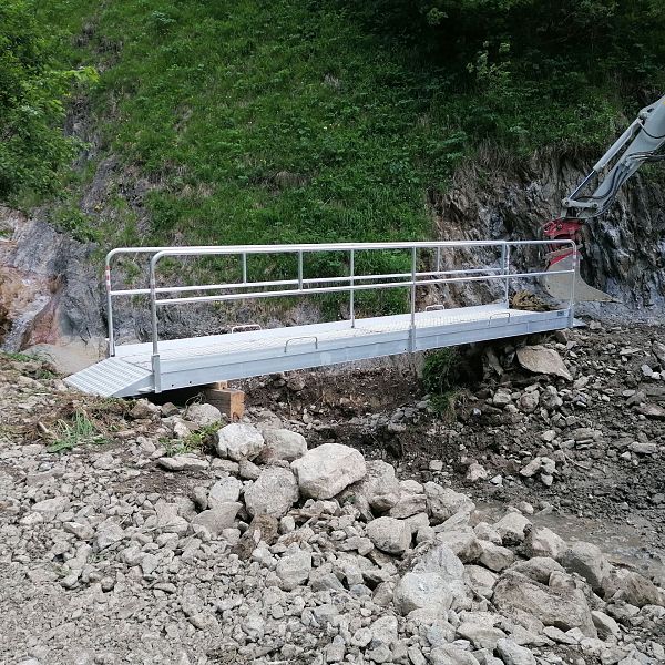 Brückenbau Hager Höhenweg