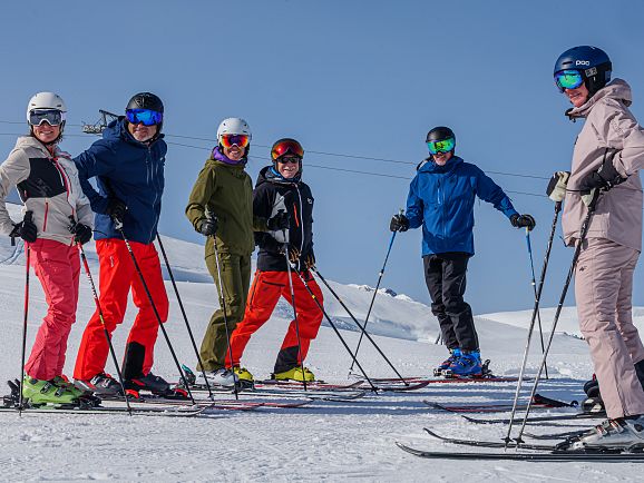 Skifahren am Arlberg