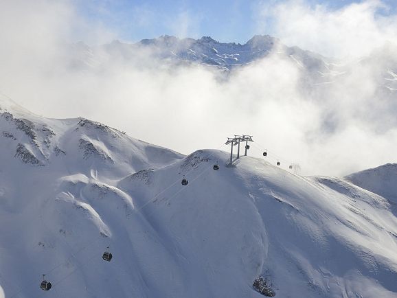 Skifahren am Arlberg
