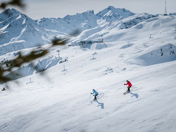 Skifahren am Arlberg