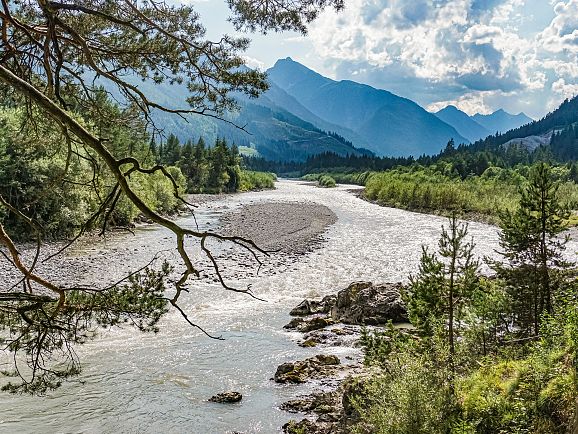 Sommer im Lechtal - Lebensspur Lech Schotterbänke