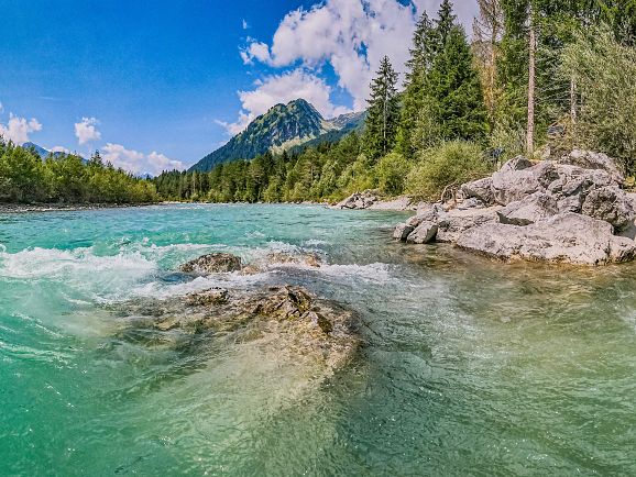 Wildfluss Lech in Häselgehr